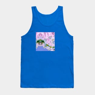 Lilac Dreams Fractal Abstract Tank Top